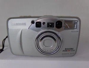 Samsung Maxima Zoom 100 GLM 35mm Camera Silver Working Condition Unknown - Picture 1 of 8