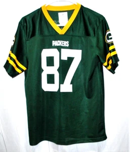 Green bay Packers Jordy Nelson #87 Youth Jersey Size XL 16-18 NFL Green/ Yellow - Picture 1 of 10