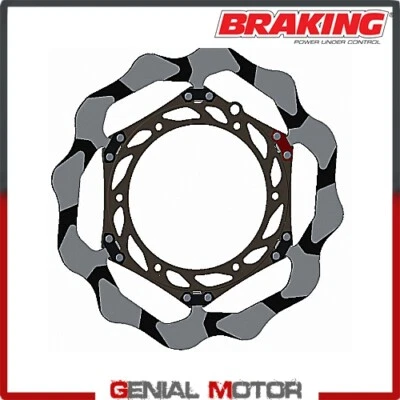 BY4124E Disco del freno Frente Izquierda Braking EPTA OFF para KTM MX 1992 - Imagen 1 de 2