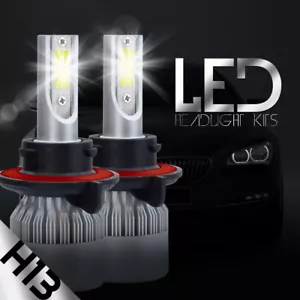 XENTEC LED HID Headlight Conversion kit H13 9008 6000K 2008-2012 Jeep Liberty - Foto 1 di 12