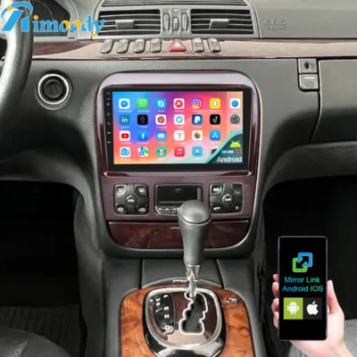 9" Android 13 Autoradio GPS Navi WIFI Für Mercedes S/CL Klasse W220 W215 1998-05 - Bild 1 von 4