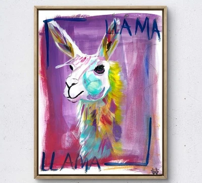 Whyte Spyder 原版喇嘛绘画 14X11 GalleryPaper 现代抽象墙艺术 — 第 1/4 张图片