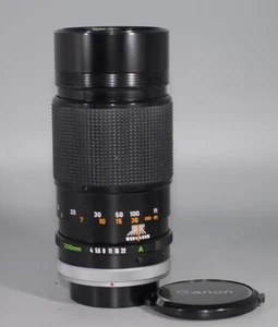Canon 200mm f4 FD-SSC manual focus lens for A1 AE1 F1 T70 camera etc. - Mint-! - Picture 1 of 1