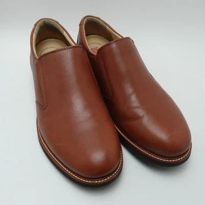 Zapatos de vestir Samuel Hubbard de cuero marrón sin cordones para viajero frecuente 11 XW para hombre Foto 1 de 4