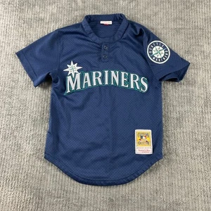 Ken Griffey Jr Seattle Mariners 1995 Jersey Mitchell & Ness Mesh Pullover Small - Picture 1 of 15