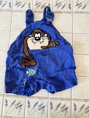 Mono Mono Mameluco Bebé Vintage Looney Tunes Taz Una Pieza 18 M Raro Años 90 Foto 1 de 4