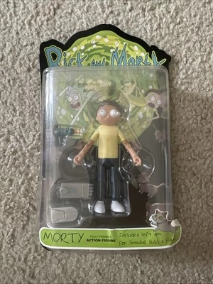2017 Funko Rick and Morty Fully Posable MORTY Action Figure Collectible - Image 1 of 4