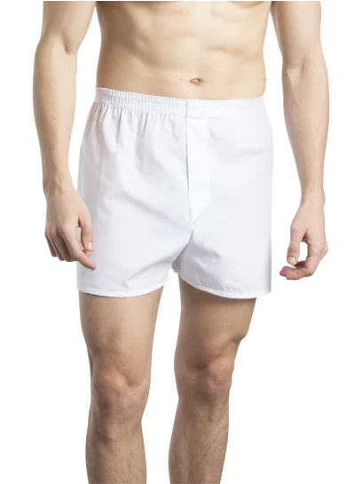 Fruit of The Loom 5p595 Core Solid White Woven Boxers - 5 Pack M