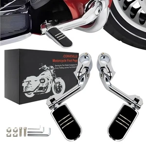 1.25" Stainless Steel Adjustable Highway Foot Pegs for Davidson & More - 304 ... - Picture 1 of 6
