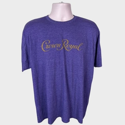 Camiseta Crown Royal Para Hombre XL Púrpura Manga Corta  Foto 1 de 4