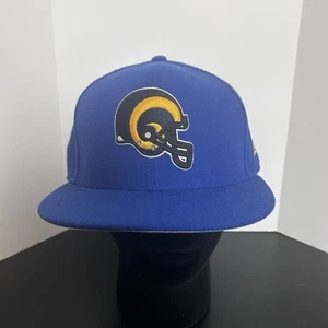 Gorra Gorra Los Angeles Rams New Era 9FIFTY Snapback Azul Retro Logo OSFM NFL - Imagen 1 de 10