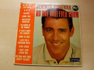 Jimmie Rodgers/No One Will Ever Know/1962 London Mono Vinyl LP - Picture 1 of 6