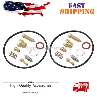 2X For YAMAHA PHAZER PZ480 PZ 480 1986 1987 1988-1990 Carburetor rebuild kit NEW - Image 1 of 4