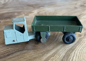 Dinky Toys No 33w Mechanical Horse and Open Wagon Grey/Green - Picture 1 of 8