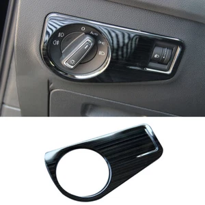 Function Control Button Frame Trim For Volkswagen Tiguan 2017-2021 Black Steel - Picture 1 of 4
