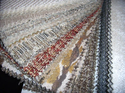 CRAFTING  FABRIC 73 PCS SAMPLE BOOK 100% POLYESTER 9" X 3" - Image 1 of 3