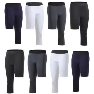 One Leg Compression Tights Full Length for Basketball Single Leg Long Pants - Picture 1 of 28