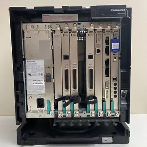 Panasonic KX-TDA100 mit PSLP1453 LCOT8 DLC16 SLC8 IP-EXT16 OPB3 MPR - UNGETESTET - Bild 1 von 9