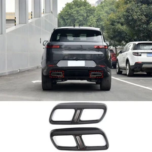 23-25 Black For Rover Range Rover Sport L461 Rear Exhaust Muffler Tip End Pipe M - Picture 1 of 13