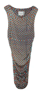 Leota NYC Bodycon Ruched Maternity sleeveless Stretchy Dress Sz Large - Picture 1 of 6