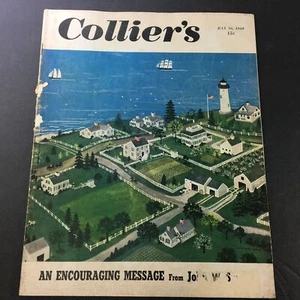 VTG Collier's Magazine July 16 1949 The Girls of Laurel Scout by Lester Atwell - Picture 1 of 13