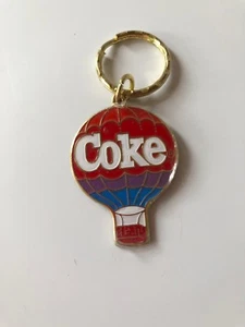 Vintage 1980’s Pop Culture “NEW COKE” Coca Cola Enamel Keychain NOS - Picture 1 of 3