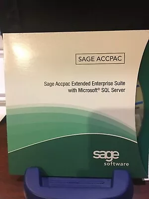 Sage  Accpac ERP Extended Enterprise Suite with SQL Server Master DVD. - Image 1 of 3