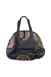 Isabella Fiore Multi Embellished Leather Bag Preloved - Picture 1 of 4