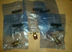 6 nuevos grifos de drenaje militar (enchufes, válvulas) Oshkosh MTU latón HEMTT radiador 3/8" - Imagen 1 de 2