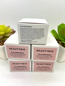 BeautyBio The Zenbubble Gel Cream Calming Skin Shield .34 oz. travel size 5 PACK - Picture 1 of 3