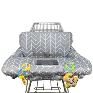 Shopping Cart Cover Baby Cotton High Chair Cover, Reversible, Washable box 2 - Picture 1 of 5