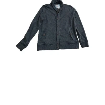 Cárdigan Ted Baker London Chal Mezcla Algodón Botón Frontal Suéter Chaqueta 4 Foto 1 de 4