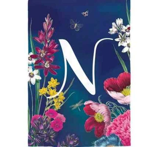 Vivid Ramo MONOGRAMA 14S8440 Evergreen Gamuza Jardín Bandera 12.5" x 18" - Imagen 1 de 1