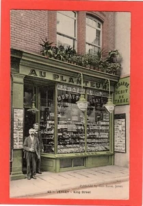 Jersey King Street St Helier Shop Front Au Planteur pc unused Geo Barre Ref R30 - Picture 1 of 1