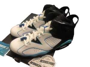 Air Jordan 6 Sport Blue Custom By Vick Almighty Retro Nike Reshoevn8r New Sz 11 - Picture 1 of 11