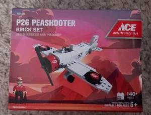 Set mattoncini Ace Hardware P26 PEASHOOTER aereo Nova Brix Lego 140+ pezzi NUOVO - Foto 1 di 2
