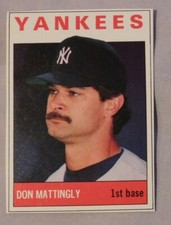 1989 SCD Pocket Price Guide Card #10 Don Mattingly New York Yankees