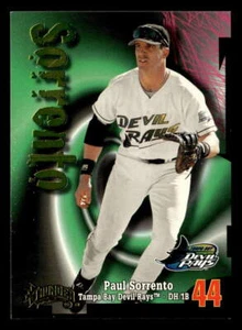 Paul Sorrento 1998 Circa Thunder Card #278 Tampa Bay Devil Rays - Picture 1 of 2