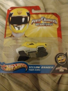 Hot Wheels Power Rangers Megaforce Yellow Ranger Tiger Zord Y0751-0910 Diecast - Picture 1 of 6