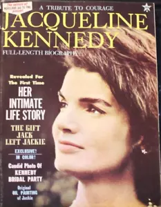 Vintage Jacqueline Kennedy Magazine "A Tribute To Courage" 1964 Full Length Bio - Picture 1 of 1