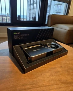 NVIDIA GeForce RTX 3070 Ti Founders Edition 8GB GDDR6X Graphics Card with BOX - Afbeelding 1 van 15