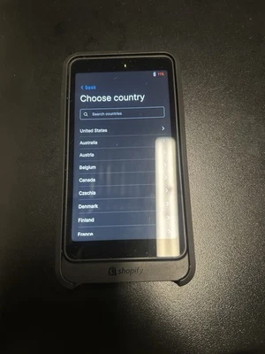 Shopify POS GO S2001 lector de tarjetas portátil portátil y escáner de código de barras sin probar Foto 1 de 3