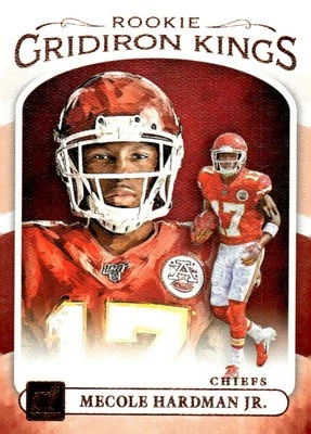 2019 Donruss #RGK-15 Mecole Hardman Jr. Rookie Gridiron Kings - Image 1 of 2