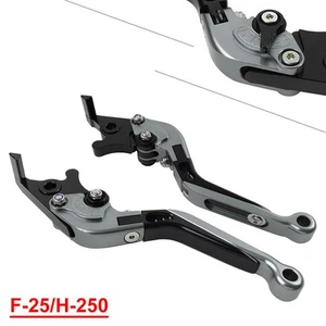 CNC Folding Extendable Brake Clutch Levers For Honda CBR125R CBR150R Titanium - Picture 1 of 11