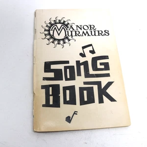 Manor Murmurs Song Book Voice Lyrics Only No Music Notes 182 Lyrics - Picture 1 of 10