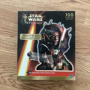 Star Wars Darth Maul Shaped 100 Piece 1999 Puzzle New Sealed - Picture 1 of 3