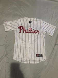 Camiseta cosida Ryan Howard Philadelphia Phillies Majestic #6 (para hombre S) - Imagen 1 de 9