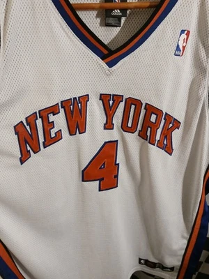 Camiseta NY Knicks Talla 56 Nate Robinson Adidas NBA Auténtica Baloncesto Usada en Excelente Condición Para Hombres Foto 1 de 4