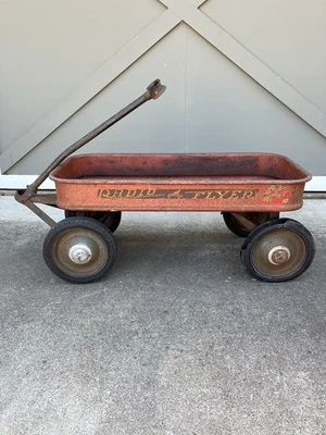 VAGÓN VOLANTE RADIO VINTAGE AÑOS 50 CON LOGOTIPO RARO Foto 1 de 4