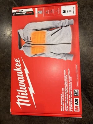 Milwaukee 336G-21M M12 Heated Women's Hoodie Kit Gray, Medium - Image 1 of 4